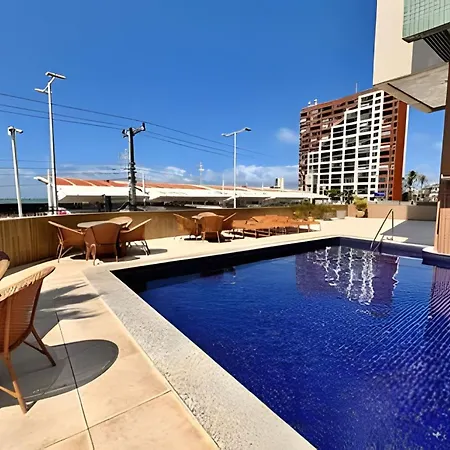 Ape Beira-mar: Wifi, Piscina, Garagem E Local Top! Apartamento *